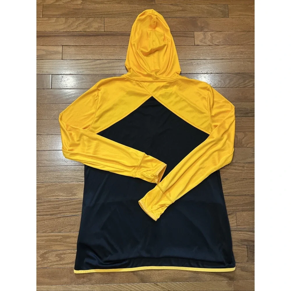 Pittsburgh Steelers Fanatics Hoodie Jacket Womens Large Full Zip NFL Black Gold - Picture 8 of 9